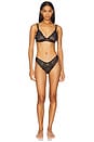 view 4 of 4 x Intimately Fp Lace Lover Thong in Black