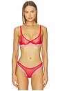 view 1 of 4 x Intimately Midweek Underwire Bra In Pink & Red Combo in Pink & Red Combo