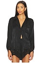 view 1 of 4 x Intimately Midnight Muse Sleep Shirt In Black in Black