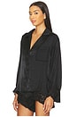 view 2 of 4 x Intimately Midnight Muse Sleep Shirt In Black in Black