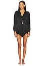 view 4 of 4 x Intimately Midnight Muse Sleep Shirt In Black in Black