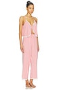 view 2 of 4 ÍNTIMO SUMMER PANT in Pink Combo