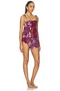 view 2 of 4 X Intimately Up At Dawn Sleep Set in Pomegranate Combo