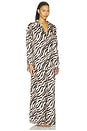 view 2 of 5 X Intimately Dreamy Days Pajama Set in Tea Combo- Zebra