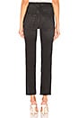 view 3 of 4 Hi Slim Straight Jean in Black
