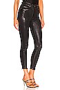 view 2 of 4 x We The Free High Rise Coated Skinny in Black