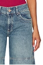 view 6 of 6 x We The Free Benji Relaxed Wide Leg Jeans in Salt Of The Earth