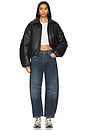 view 5 of 6 x We The Free Good Luck Mid Rise Barrel Jeans in Deep End