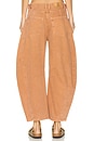 view 5 of 7 x We The Free Good Luck Mid Rise Barrel Jeans in Ginger Root