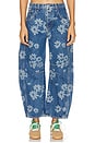 view 1 of 6 JEANS BARREL ESTAMPADOS WE THE FREE GOOD LUCK in Laser Daisy