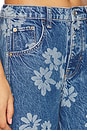 view 6 of 6 JEANS BARREL ESTAMPADOS WE THE FREE GOOD LUCK in Laser Daisy