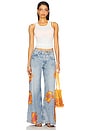 view 5 of 6 Palisades Wide Leg Jeans in Flower Power