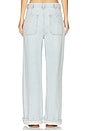 view 5 of 7 x We The Free Palmer Cuffed Wide Leg In Daydream Blue in Daydream Blue