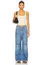 view 6 of 7 x We The Free Logan Cinched Cargo Jean In Harper in Harper