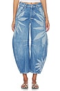 view 1 of 6 Good Luck Printed Barrel Jean in Sun Fade