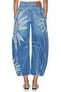 view 4 of 6 Good Luck Printed Barrel Jean in Sun Fade
