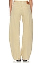 view 4 of 6 Fable Twisted Seam Jean in Oat Latte