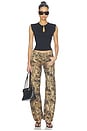 view 7 of 7 X We The Free Fable Low Rise Bowed Jean in Chocolate Brown Comb