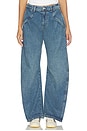 view 1 of 6 HOUR LOW RISE TROUSER GOLDEN HOUR in Deacon Blue