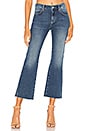 view 1 of 4 Rita Crop Flare Jean in Dark Denim