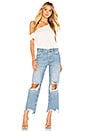 view 4 of 4 x We The Free Maggie Straight Jean in Light Stone