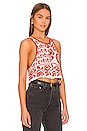view 2 of 4 FREE PEOPLE ROSIE 조끼 in Red Rose Combo