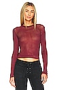 view 1 of 4 H20 Crew Pullover in Garnet