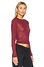 view 2 of 4 H20 Crew Pullover in Garnet