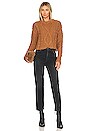 view 4 of 4 Cutting Edge Cable Sweater in Camel