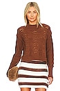 view 1 of 4 Bell Song Pullover in Chocolate Swirl