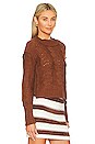 view 2 of 4 Bell Song Pullover in Chocolate Swirl