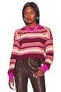 view 1 of 4 JERSEY FREE PEOPLE DEVON in Fuschia Rose Combo