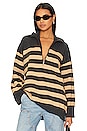 view 1 of 4 PULL À RAYURES FREE PEOPLE COASTAL in Carbon Camel