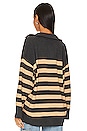 view 3 of 4 PULL À RAYURES FREE PEOPLE COASTAL in Carbon Camel