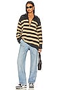 view 4 of 4 PULL À RAYURES FREE PEOPLE COASTAL in Carbon Camel