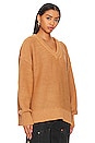 view 2 of 4 Alli V-neck Sweater in Camel