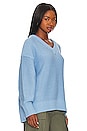 view 2 of 4 Alli V-neck Sweater in Placid Blue