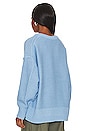 view 3 of 4 Alli V-neck Sweater in Placid Blue