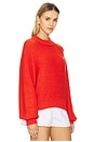 view 2 of 4 Riley Pullover in Fiery Red