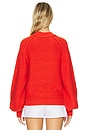 view 3 of 4 Riley Pullover in Fiery Red