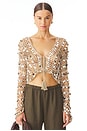 view 1 of 5 x REVOLVE Bali Shimmer Dune Cardi in Soft Clay
