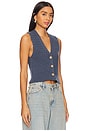 view 2 of 4 x We The Free Ava Vest in Vintage Indigo