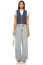 view 4 of 4 x We The Free Ava Vest in Vintage Indigo