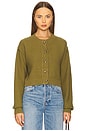 view 1 of 4 FREE PEOPLE LILA カーディガン in Olive Branch