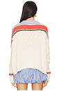 view 3 of 4 Fast Lane Pullover Sweater in Race Car Combo