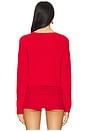 view 3 of 4 Sydney Shrunken Cardi in Atlas Red