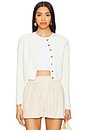 view 2 of 5 FREE PEOPLE SYDNEY SHRUNKEN カーディガン in Optic White
