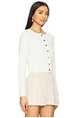 view 3 of 5 FREE PEOPLE SYDNEY SHRUNKEN カーディガン in Optic White
