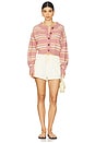 view 4 of 4 Lila Stripe Cardi in Pink Combo