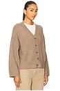 view 2 of 4 Cool Of The Night Cardi in Mocha Melange